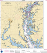 NOAA Nautical Chart 12280: Chesapeake Bay